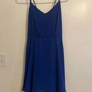 Forever 21 Royal Blue Mini Dress